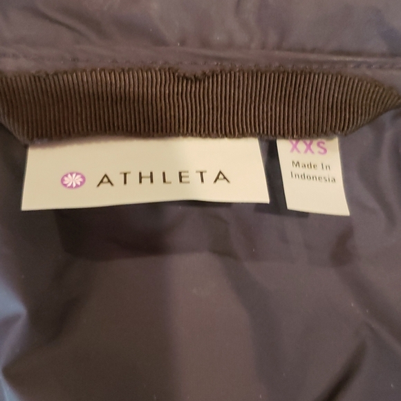 ATHLETA Navy Blue City Slicker Vest Jacket sz XXS - Picture 8 of 13